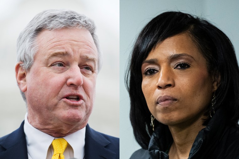 Side by side of David Trone and  Angela Alsobrooks