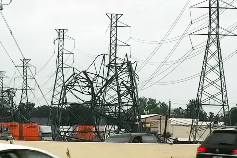 transmission power lines storm damage