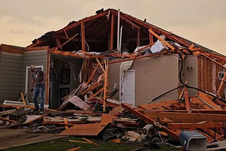 The city of Temple, Texas, declared a state of emergency and opened a shelter for displaced people after a twister caused widespread devastation.