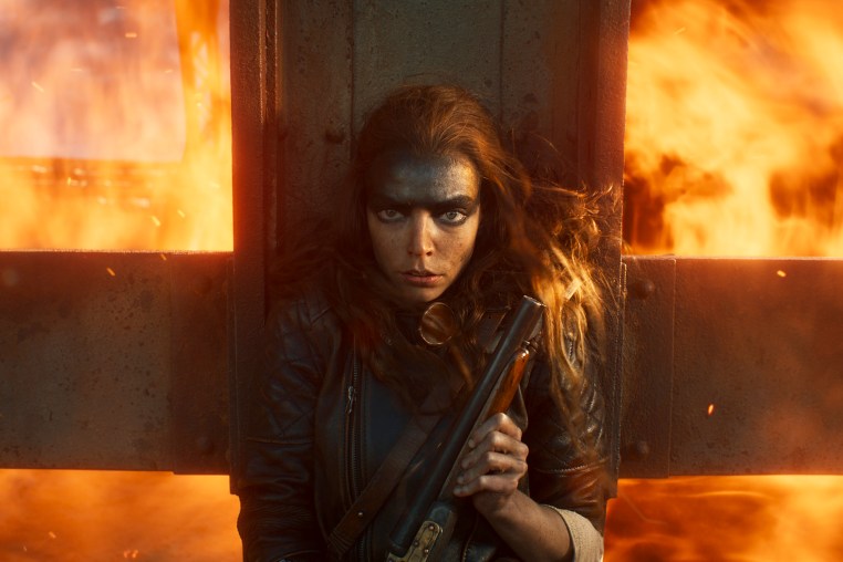 Anya Taylor-Joy in a scene from "Furiosa: A Mad Max Saga".