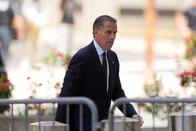 Hunter Biden arrives for a court appearance, Friday, May 24, 2024, in Wilmington, Del.