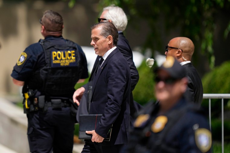 Hunter Biden departs after a court appearance, Friday, May 24, 2024, in Wilmington, Del.