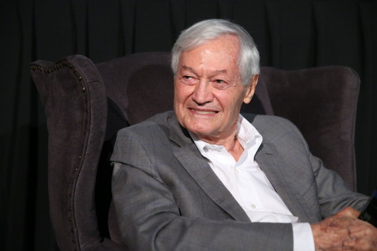 FILE: Filmmaker Roger Corman talks during Q&A at "An Evening With Roger Corman" on May 3, 2018 in New York City.