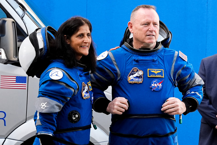 NASA astronauts Suni Williams and Butch Wilmore