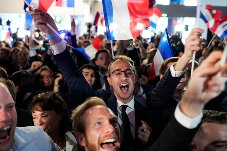 First projected results from France put far-right National Rally party well ahead in EU elections, according to French opinion poll institutes.