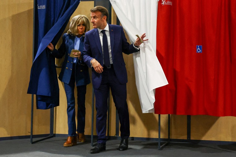 Voting began across Europe on June 9, 2024 on the final -- and biggest -- day of marathon EU elections, with balloting due in 21 countries, including France and Germany, where support for surging far-right parties is being tested. 