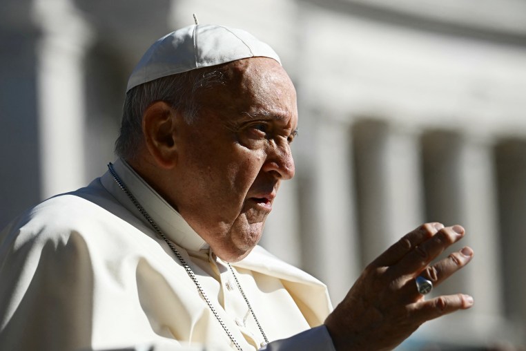 Pope repeats homophobic slur