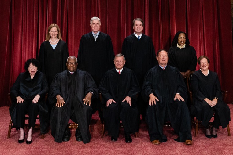 Group photograph of the Supreme Court justices