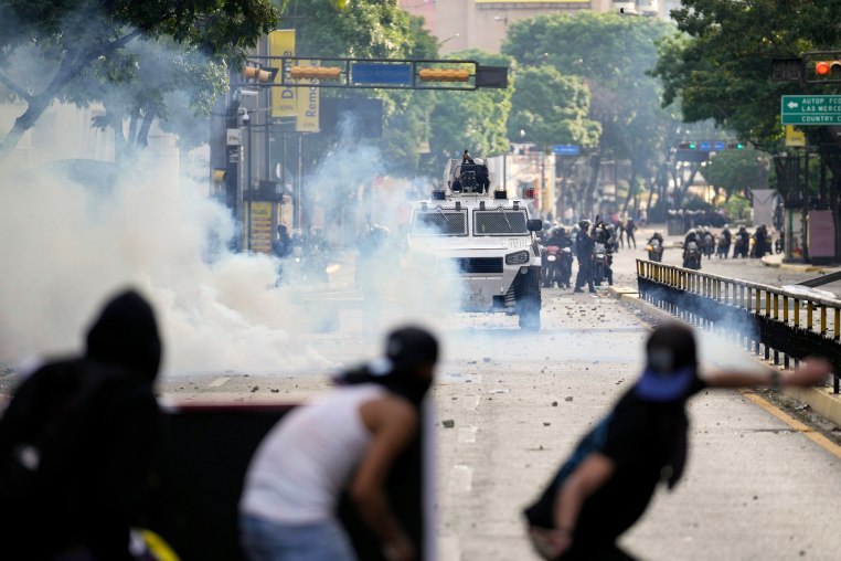 Image: venezuela caracas election political politics protest clash