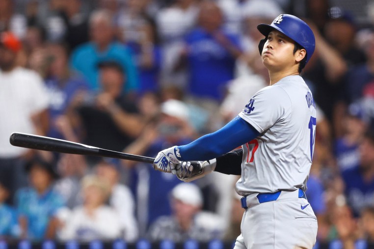 Image: Los Angeles Dodgers v Miami Marlins Shohei Ohtani