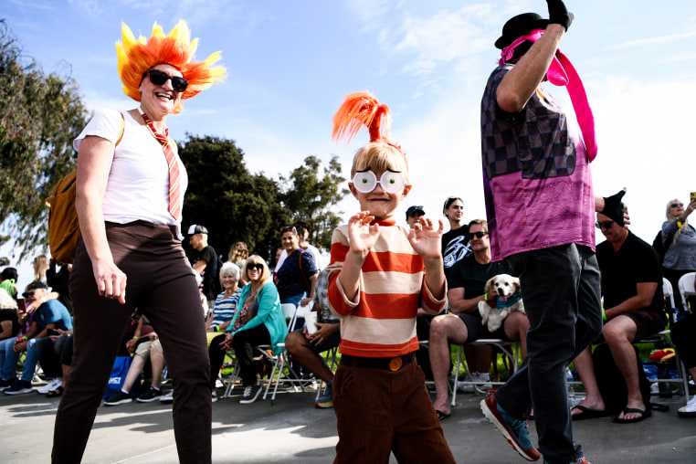 Participants dressed as characters from 