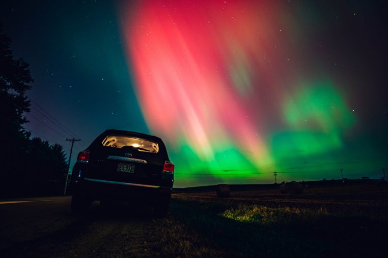 Major Aurora Display Across The United States, Monroe - 10 Oct 2024