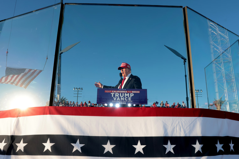 Donald Trump, Coachella, Rally