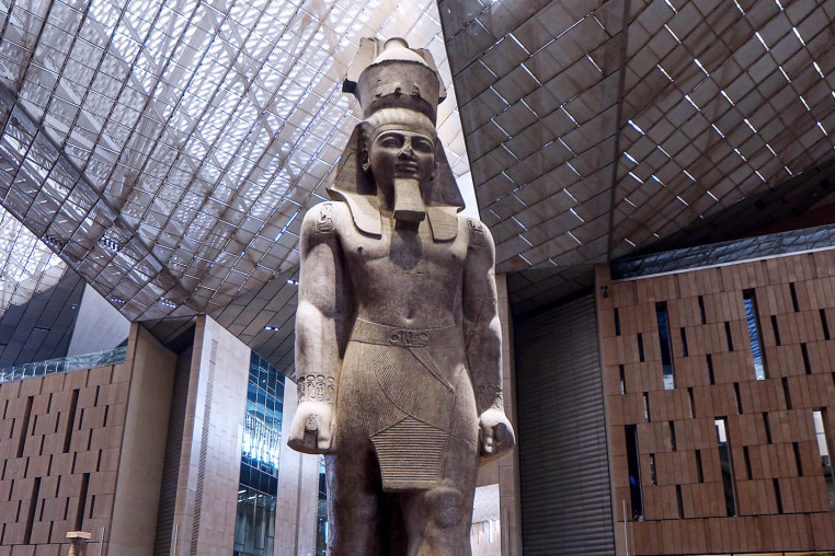 Egypt Giza Grand Egyptian Museum View - 20 Nov 2023