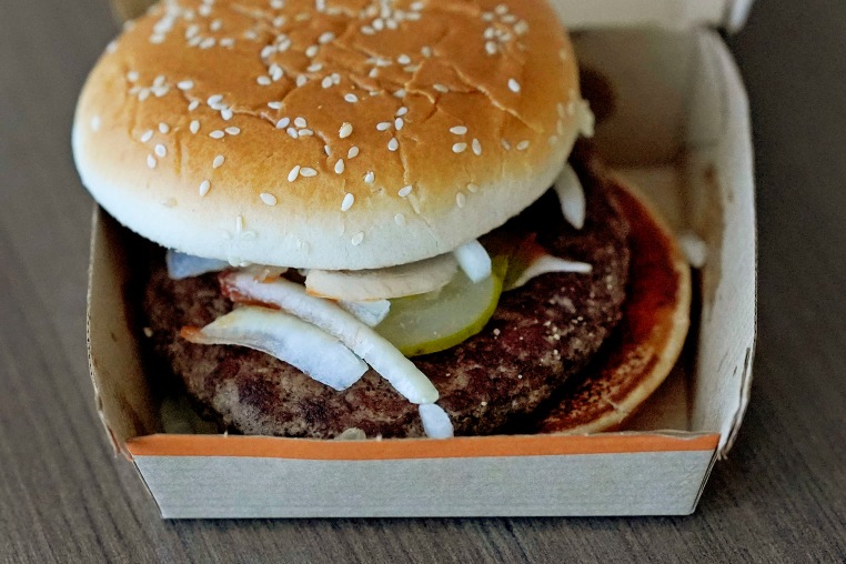 A McDonald's Quarter Pounder.