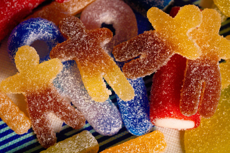 Colorful  Lil Sweet Treat gummies.