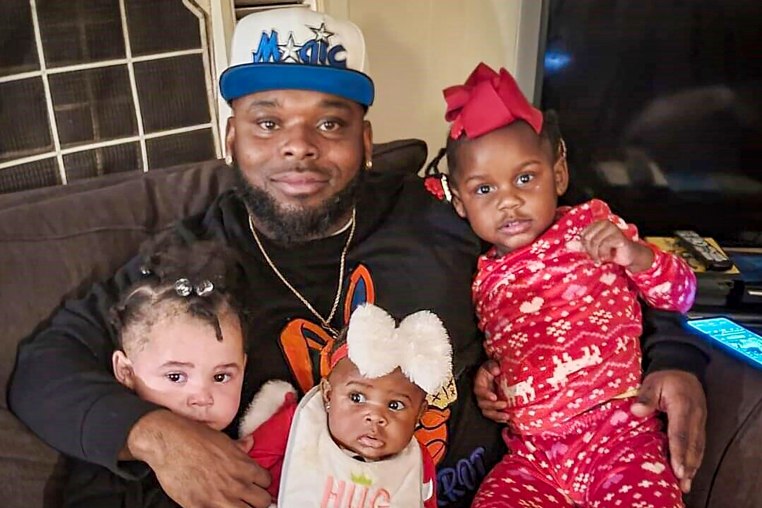 Dennoriss Richardson with three of their five kids.