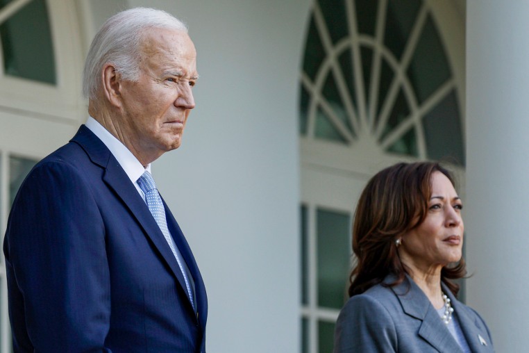 Joe Biden and Kamala Harris.