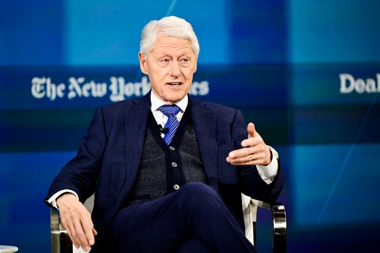 Former President Bill Clinton in New York City on Dec. 4, 2024.  