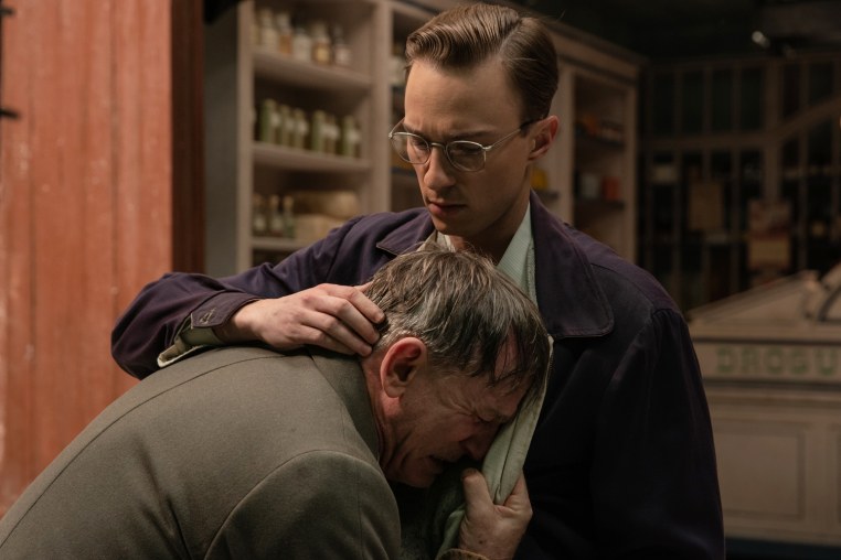 Drew Starkey and Daniel Craig