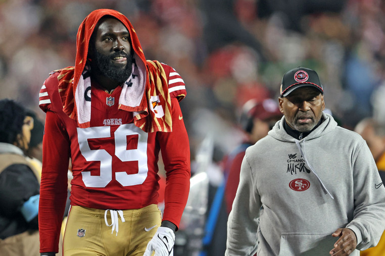 San Francisco 49ers play Los Angeles Rams During NFL Game At Levi's Stadium