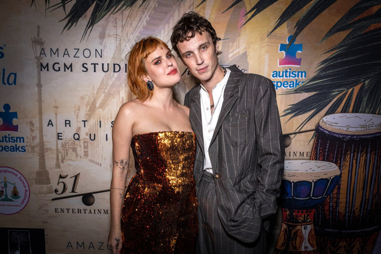 Tallulah Willis and Justin Acee on Oct. 24, 2024 in Los Angeles.