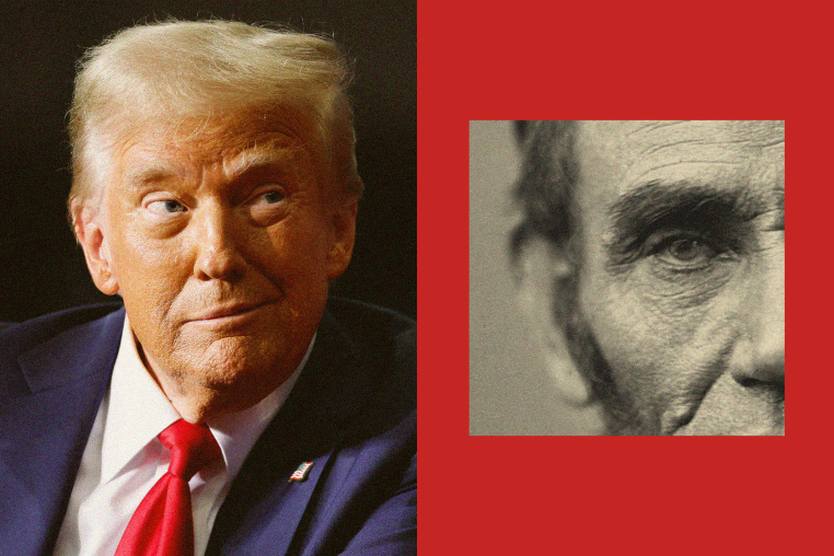 Donald Trump and Abraham Lincoln