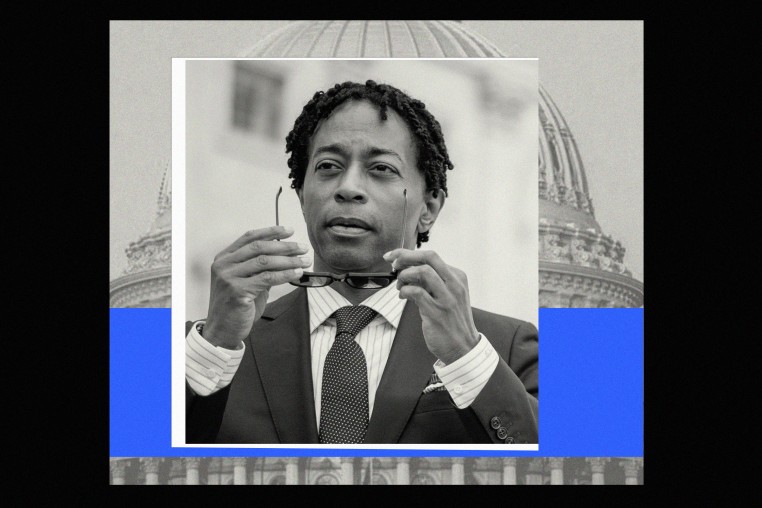 Photo illustration of Wesley Bell 