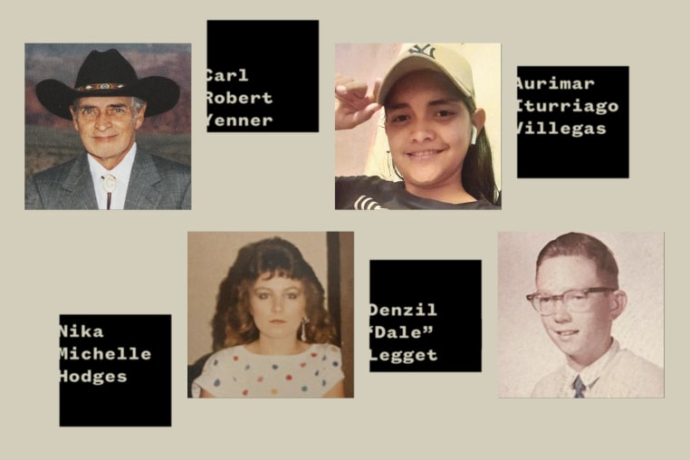 Photos of Carl Yenner, Aurimar Villegas, Nika Hodges and Dale Legget. 