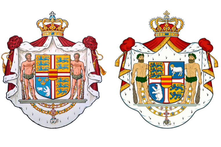 Denmark Coat of Arms Greenland Row