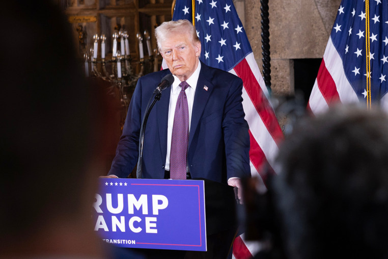 President-Elect Trump Holds Press Conference At Mar-A-Lago