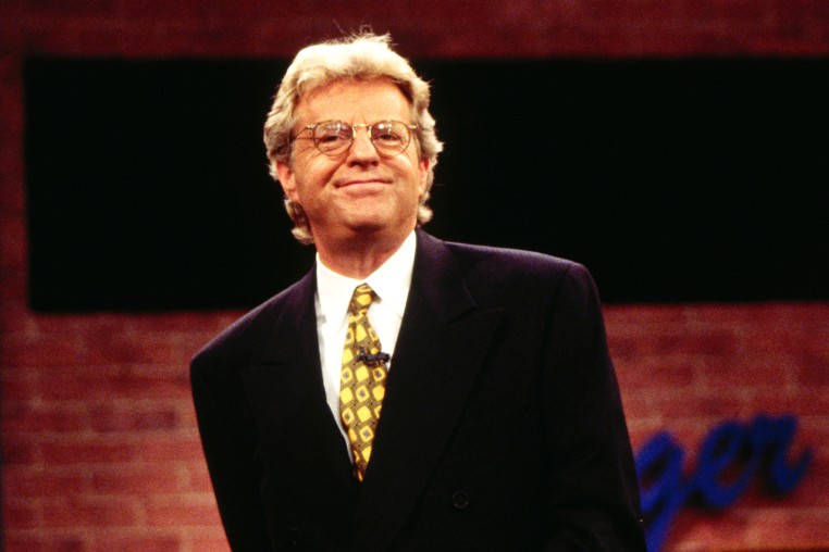 TV Host Jerry Springer on Set