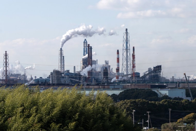 Image: Nippon Steel Corp.'s East Nippon Works Kimitsu Area in Kimitsu, Chiba Prefecture, Japan.