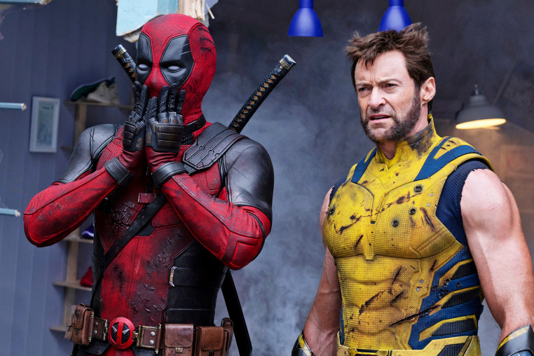 Ryan Reynolds and Hugh Jackman in "Deadpool & Wolverine." 