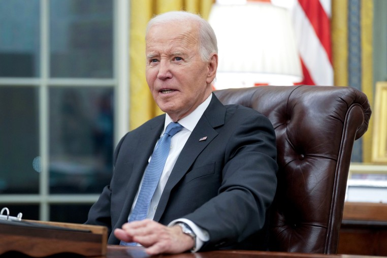 President Joe Biden oval office desk politics political politician