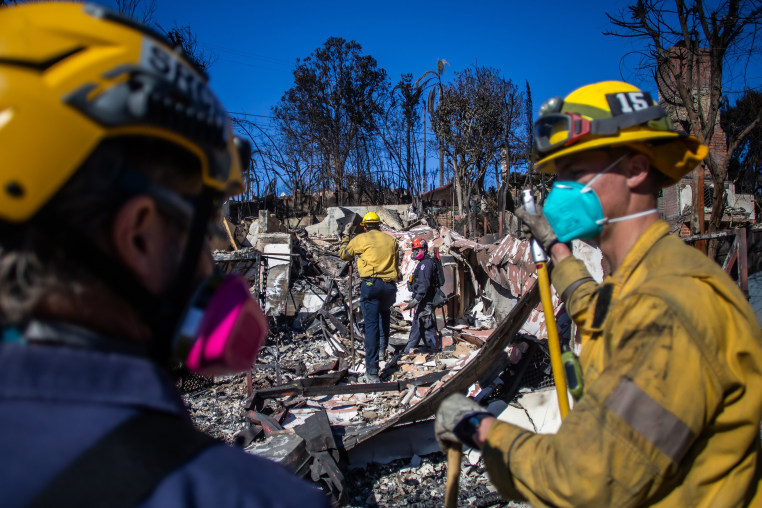 Powerful Winds Fuel Multiple Fires Across Los Angeles Area