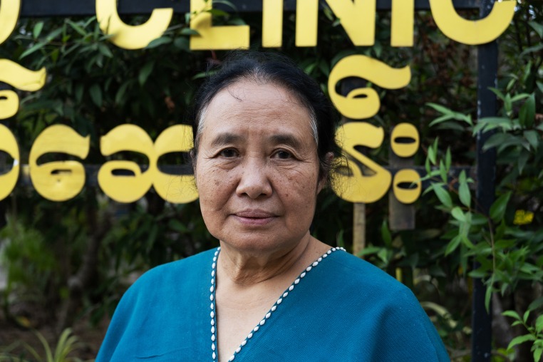 A Burmese woman in a border town in Thailand runs a clinic that is increasingly focused on mental health among refugees from neighboring Myanmar.