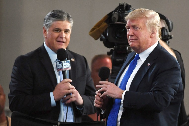 President Donald Trump Holds MAGA Rally In Las Vegas sean hannity politics political politician