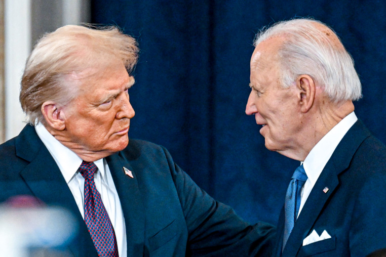 Donald Trump and Joe Biden.