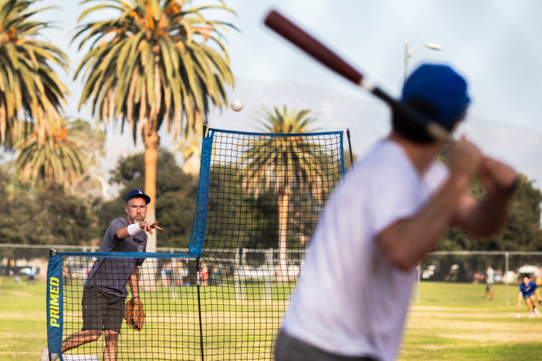 Tim Gehling throws a pitch.