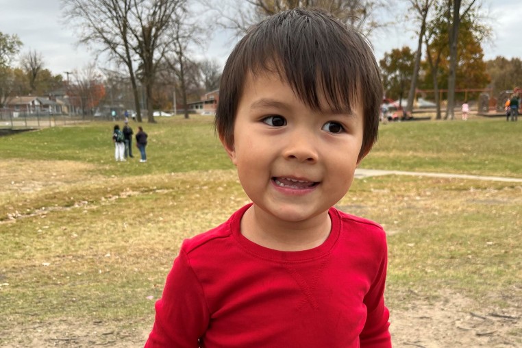 Thomas Cooper, 5, of Royal Oak, Michigan.