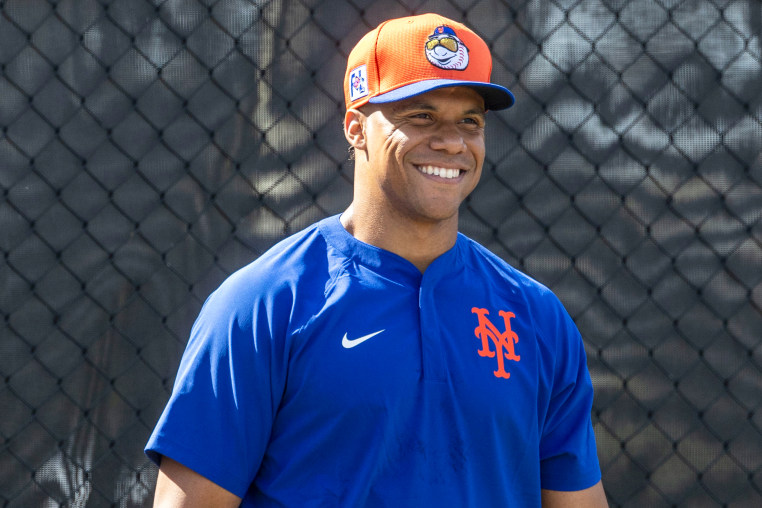 New York Mets' Juan Soto During Spring Training mets uniform