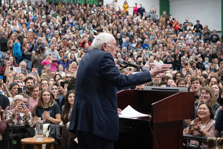 Sen. Bernie Sanders Speaks In Wisconsin On His "Fighting Oligarchy Tour"