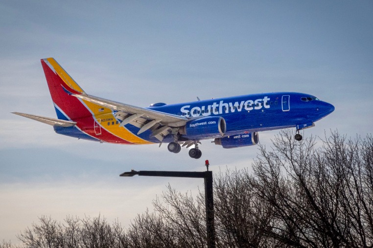 A Southwest Airlines plane.