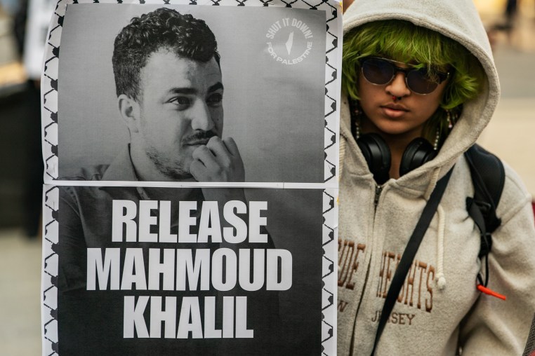 Protest Held Against ICE Arrest Of Pro-Palestinian Activist Mahmoud Khalil