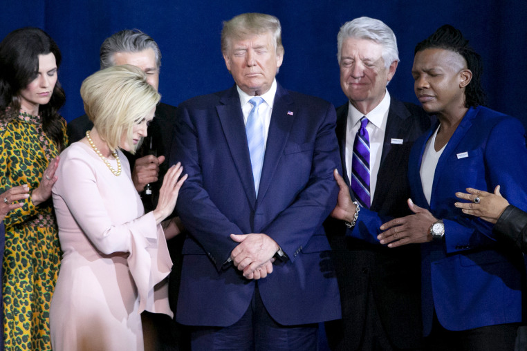 President Donald Trump evangelicals prayer politics political politician religion religious