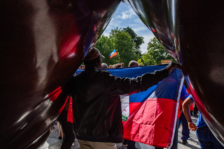 US-HAITI-MIGRATION-RACISM-RALLY