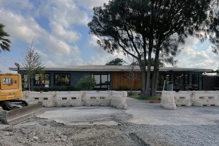 The SpaceX “Hub”, serving as the polling location for SpaceX employees.