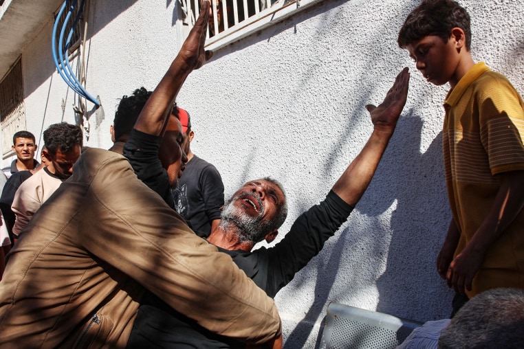 UN experts demanded action on May 7 to avert the "annihilation" of Palestinians in Gaza, as rescuers said Israeli strikes across the territory killed dozens of people. 