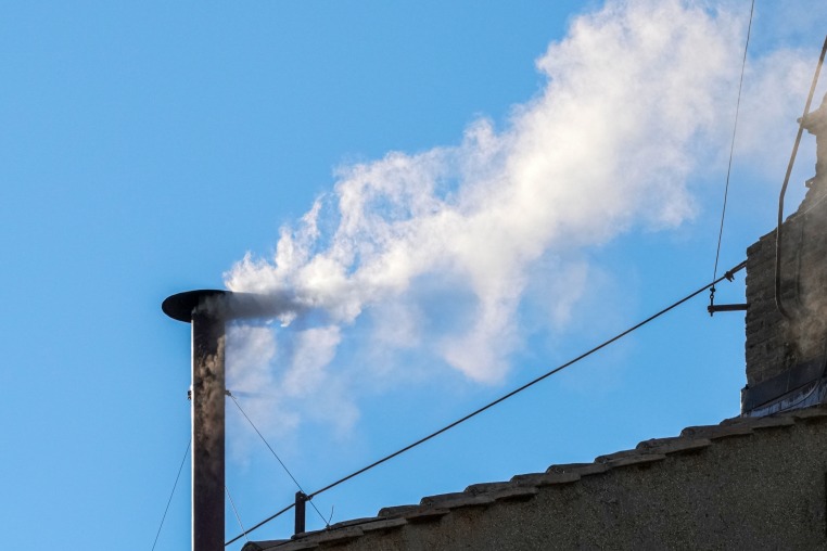 White smoke